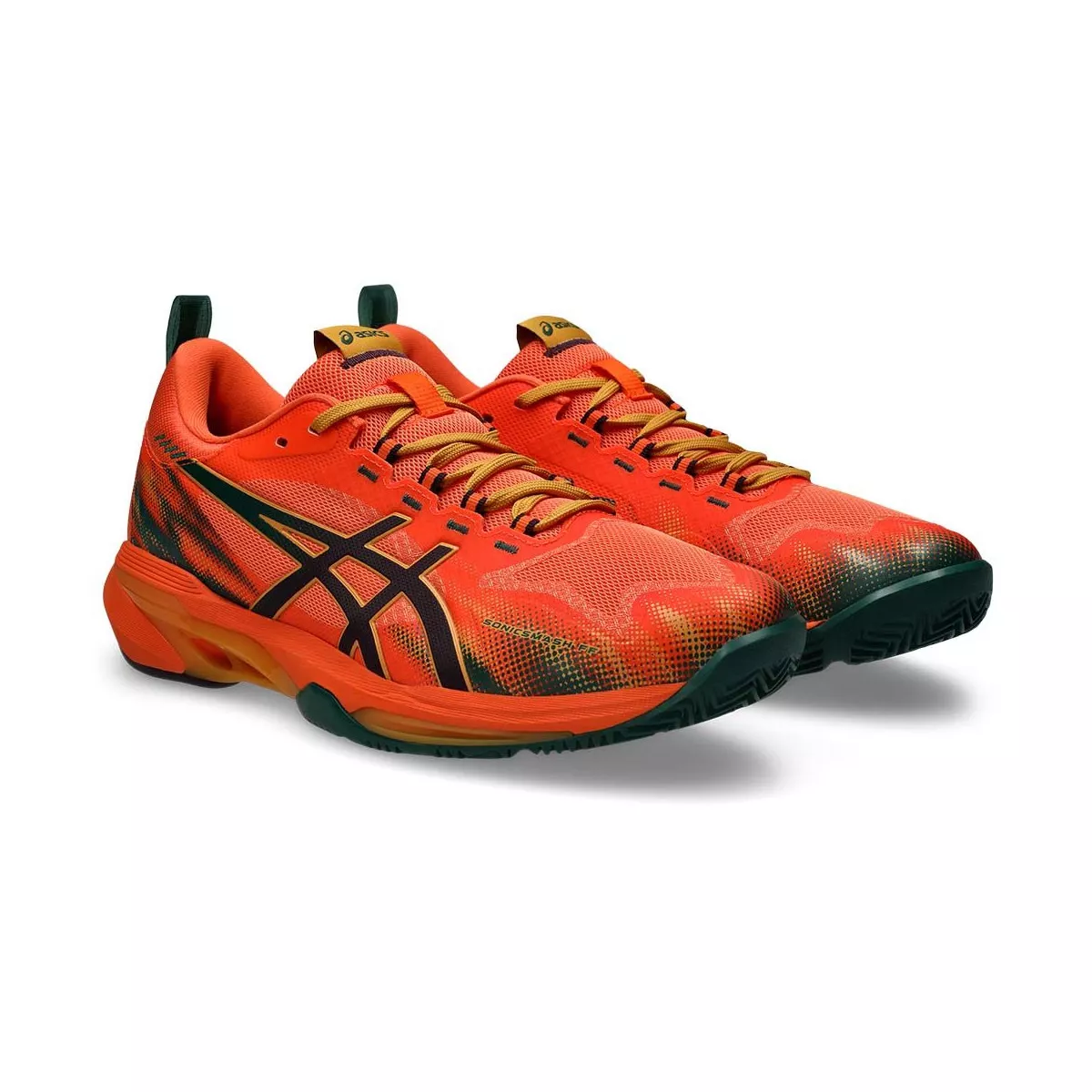 Asics Sonicsmash FF Padel Shoes Orange / Green