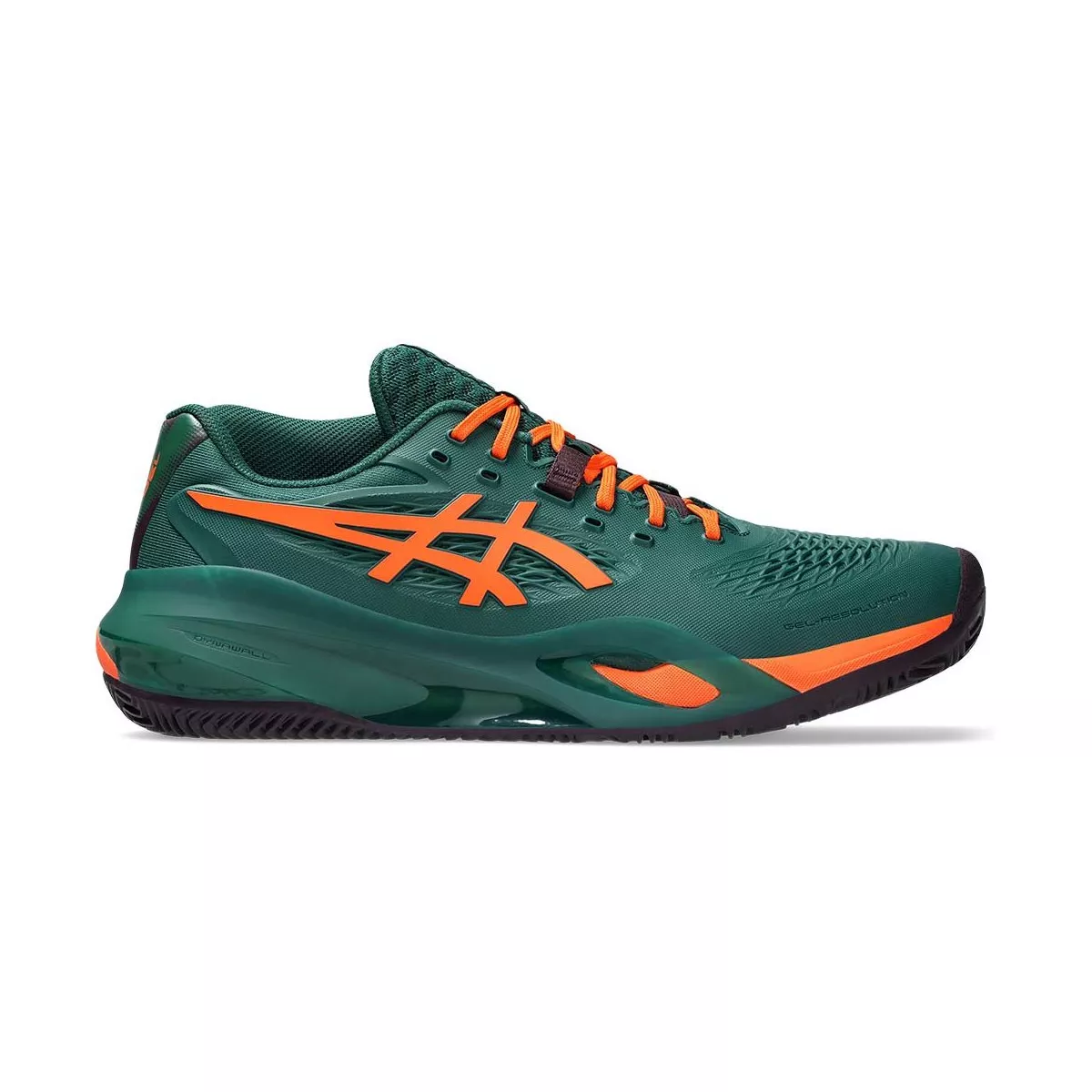Asics Gel Resolution X Padel Green / Orange Shoes