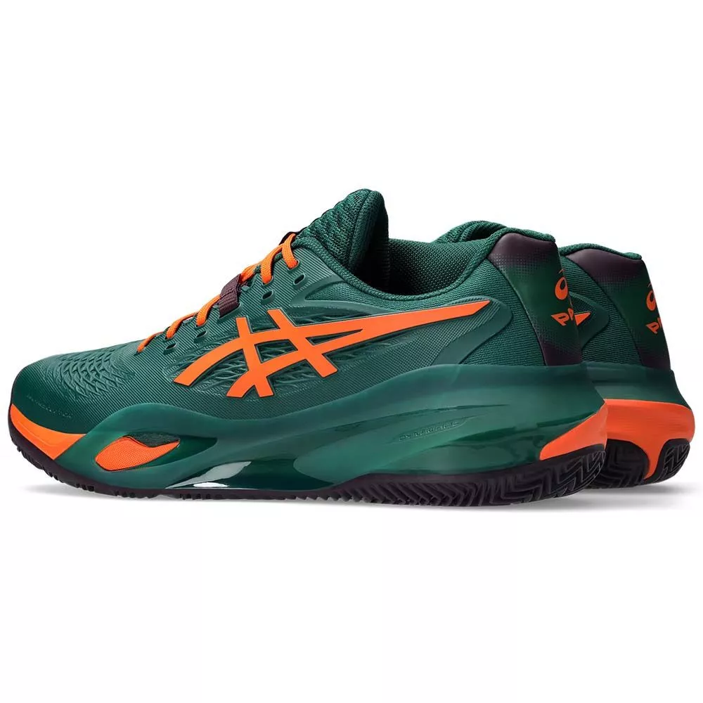 Asics Gel Resolution X Padel Green / Orange Shoes