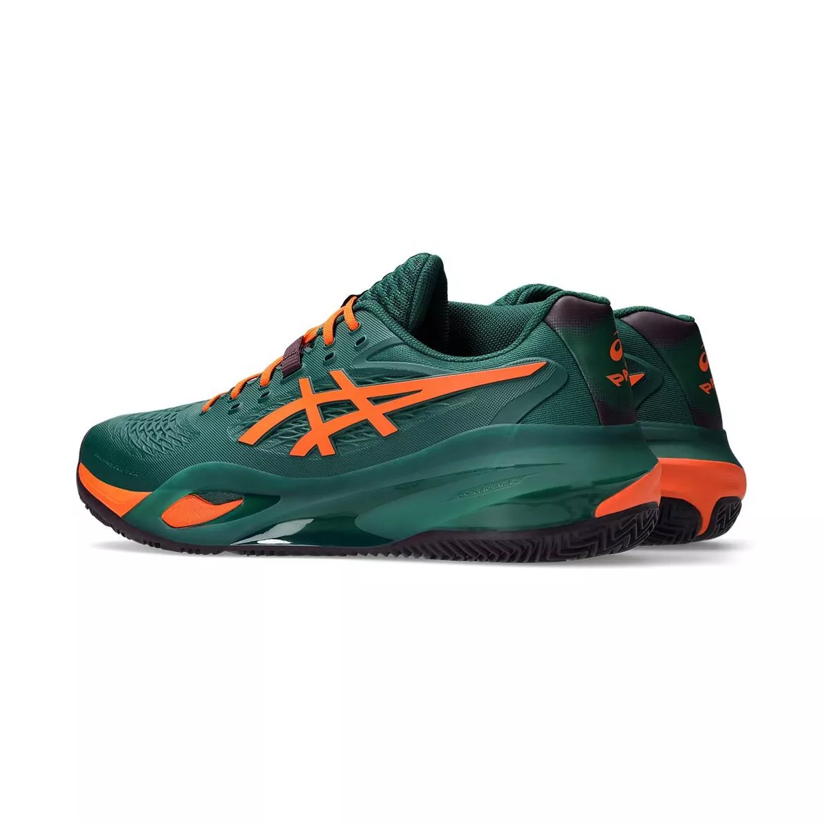 Asics Gel Resolution X Padel Green / Orange Shoes