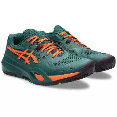 Asics Gel Resolution X Padel Green / Orange Shoes