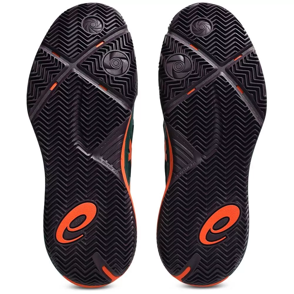 Asics Gel Resolution X Padel Green / Orange Shoes