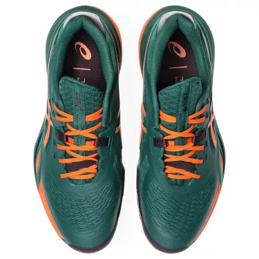 Asics Gel Resolution X Padel Green / Orange Shoes