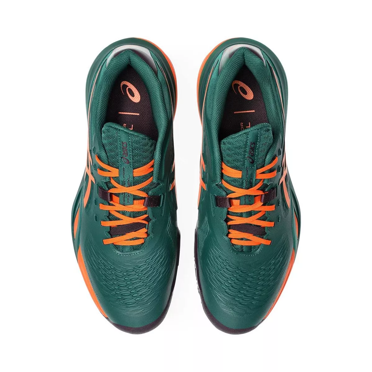 Asics Gel Resolution X Padel Green / Orange Shoes