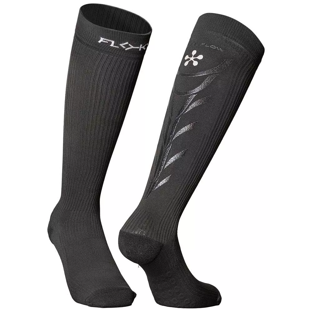 Floky Padel Flow Premier Padel Recovery Socks Black