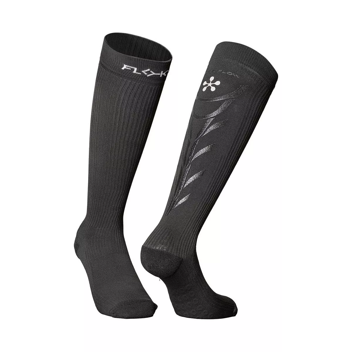 Floky Padel Flow Premier Padel Recovery Socks Black