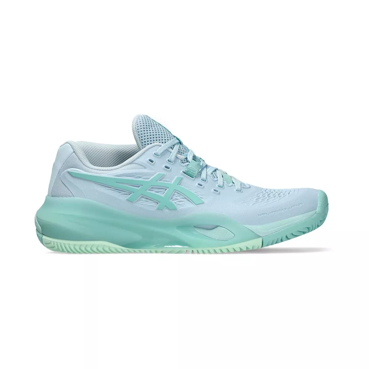 Asics Gel Resolution X Clay Court Women's Tennis Shoes Pastel Blue / Green