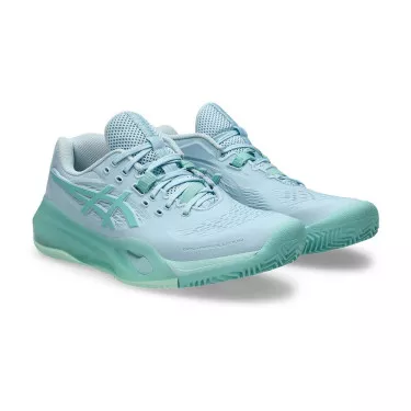 Asics Gel Resolution X Clay Court Women's Tennis Shoes Pastel Blue / Green