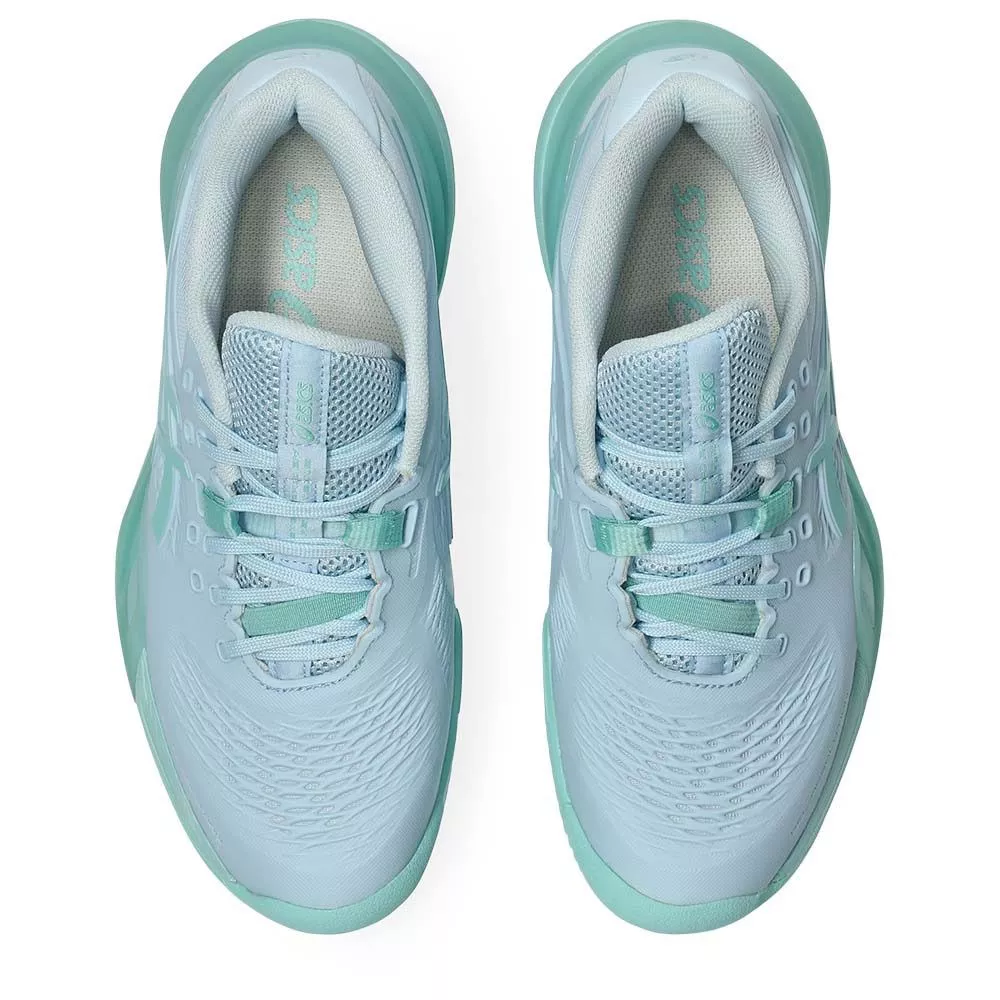 Asics Gel Resolution X Clay Court Women's Tennis Shoes Pastel Blue / Green