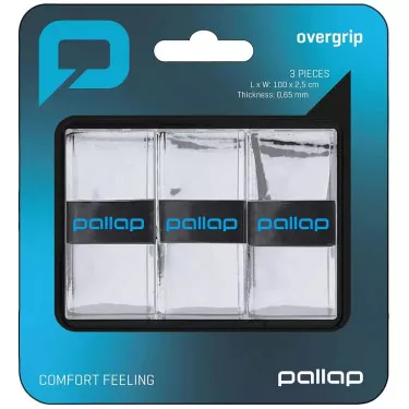 Pallap White Overgrips - 3 Pack