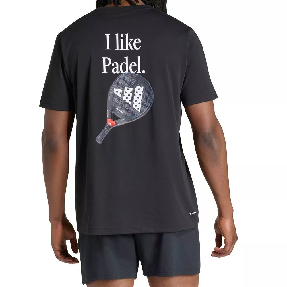 Adidas Padel Graphic T-Shirt Black