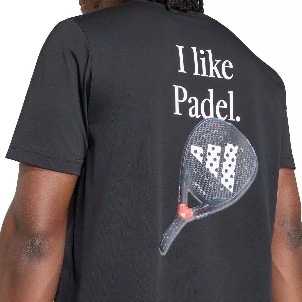 Adidas Padel Graphic T-Shirt Black