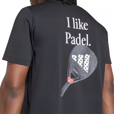 Adidas Padel Graphic T-Shirt Black