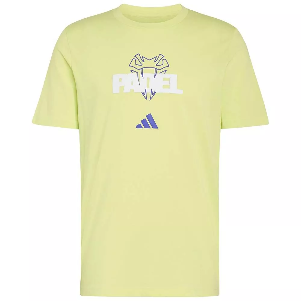 Adidas Padel Graphic Yellow T-Shirt