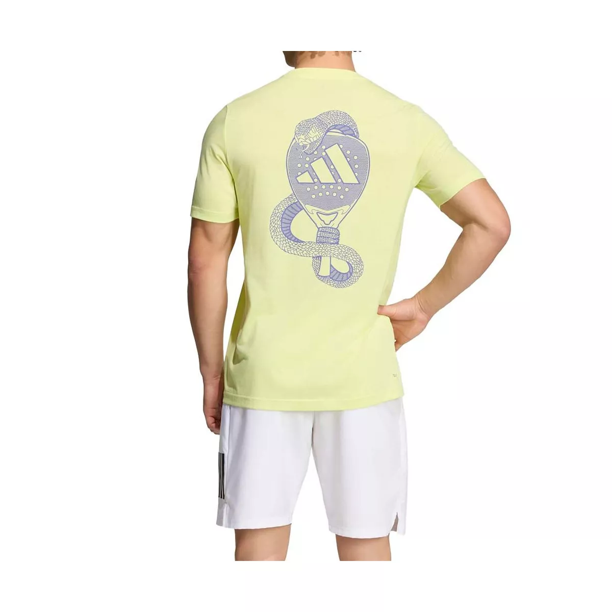 Adidas Padel Graphic Yellow T-Shirt