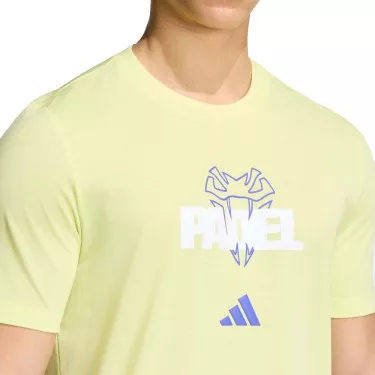 Adidas Padel Graphic Yellow T-Shirt