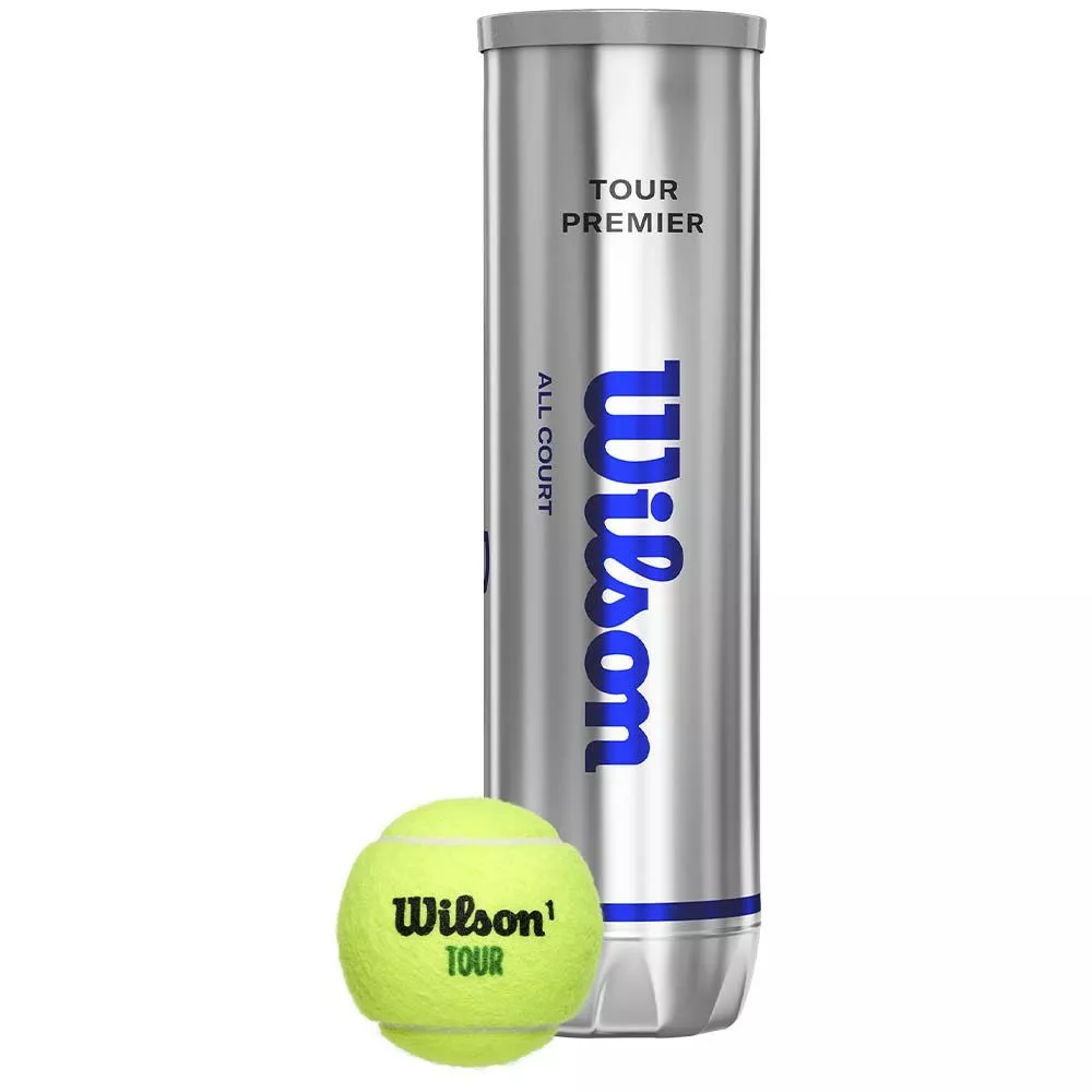 Wilson Tour Premier 4 Balls Can