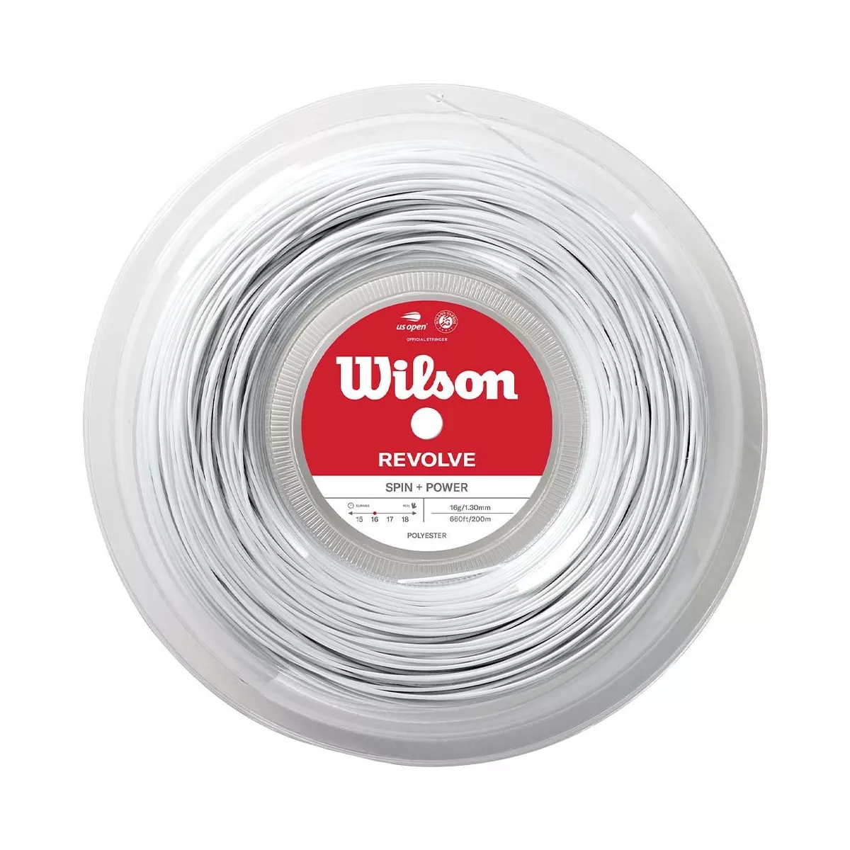 Wilson Revolve White 200m Reel