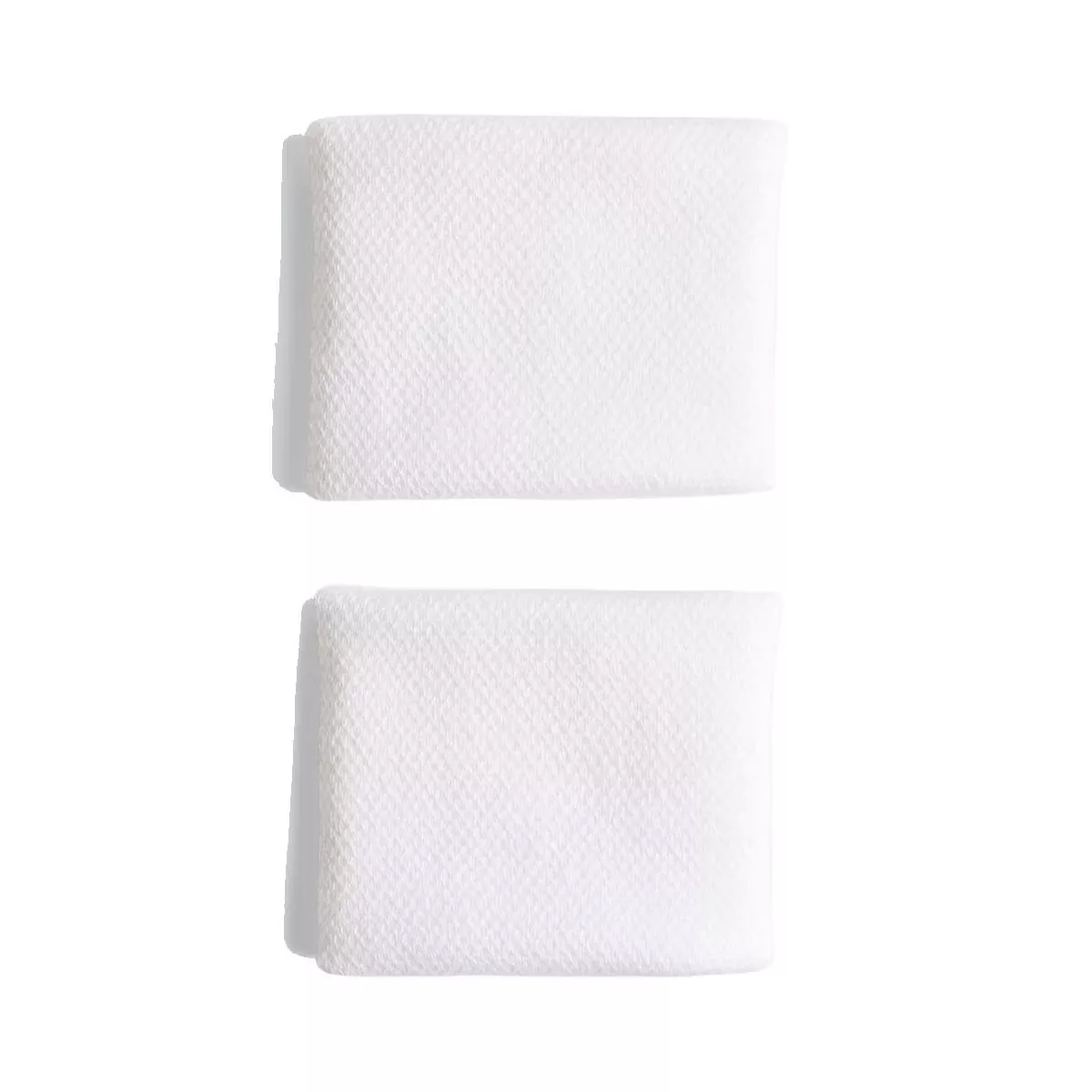 Adidas Tennis Wristbands - White / Silver (Pair)