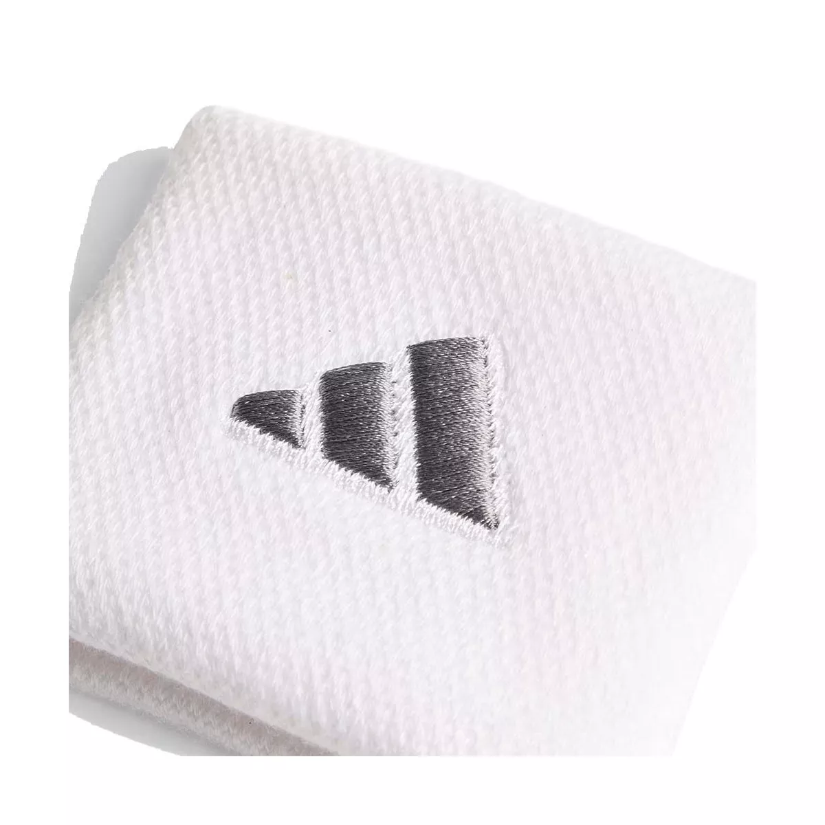Adidas Tennis Wristbands - White / Silver (Pair)