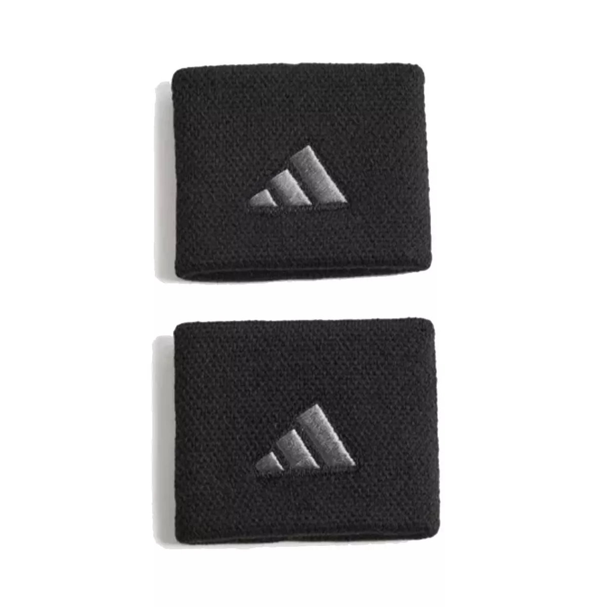 Adidas Tennis Wristbands Black / Silver (Pair)