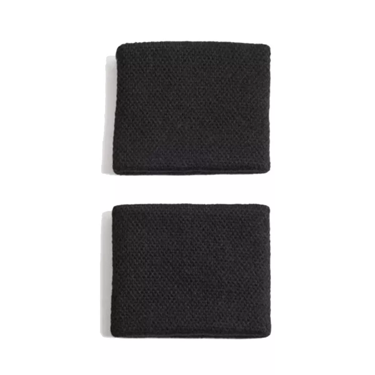Adidas Tennis Wristbands Black / Silver (Pair)