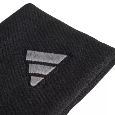 Adidas Tennis Wristbands Black / Silver (Pair)