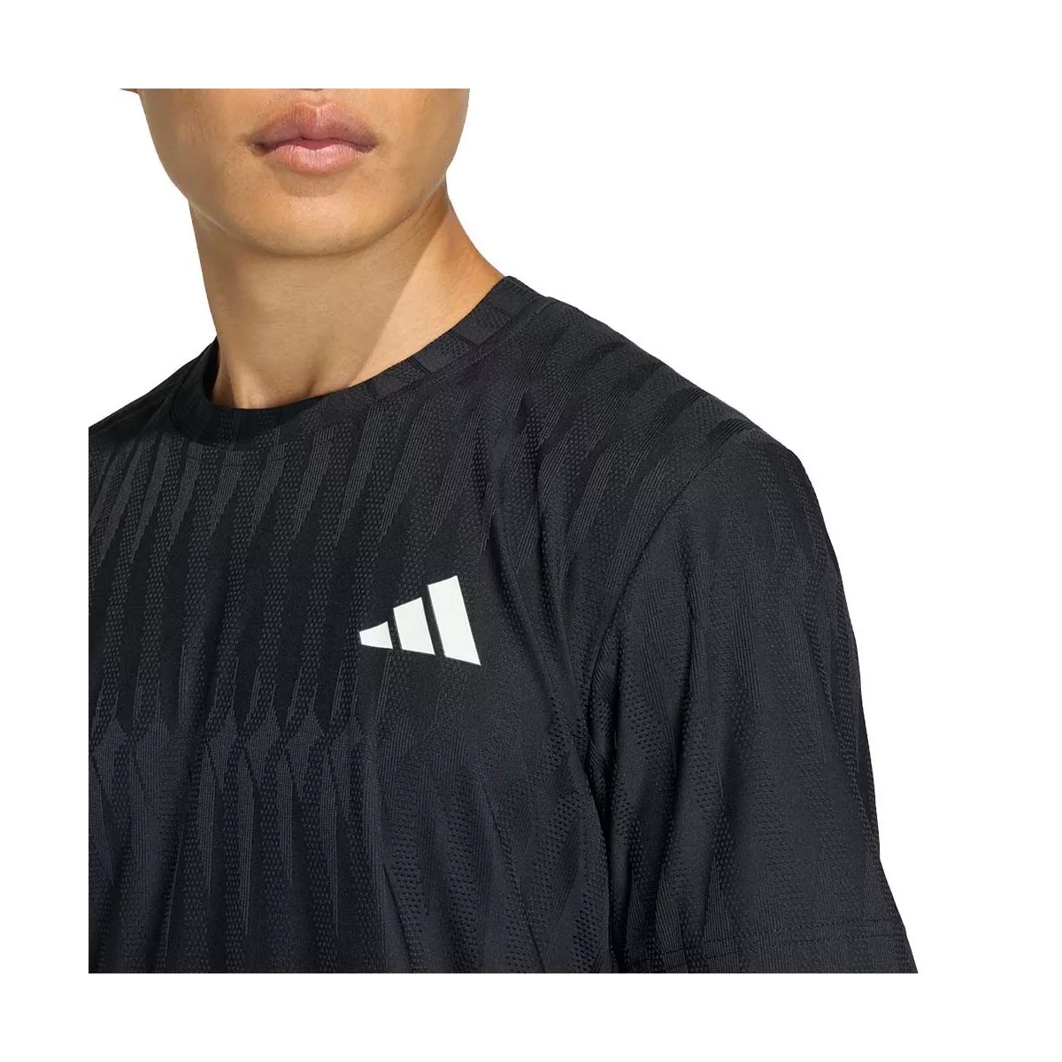 Adidas Climacool+ Airchill FreeLift Tennis T-Shirt - Black
