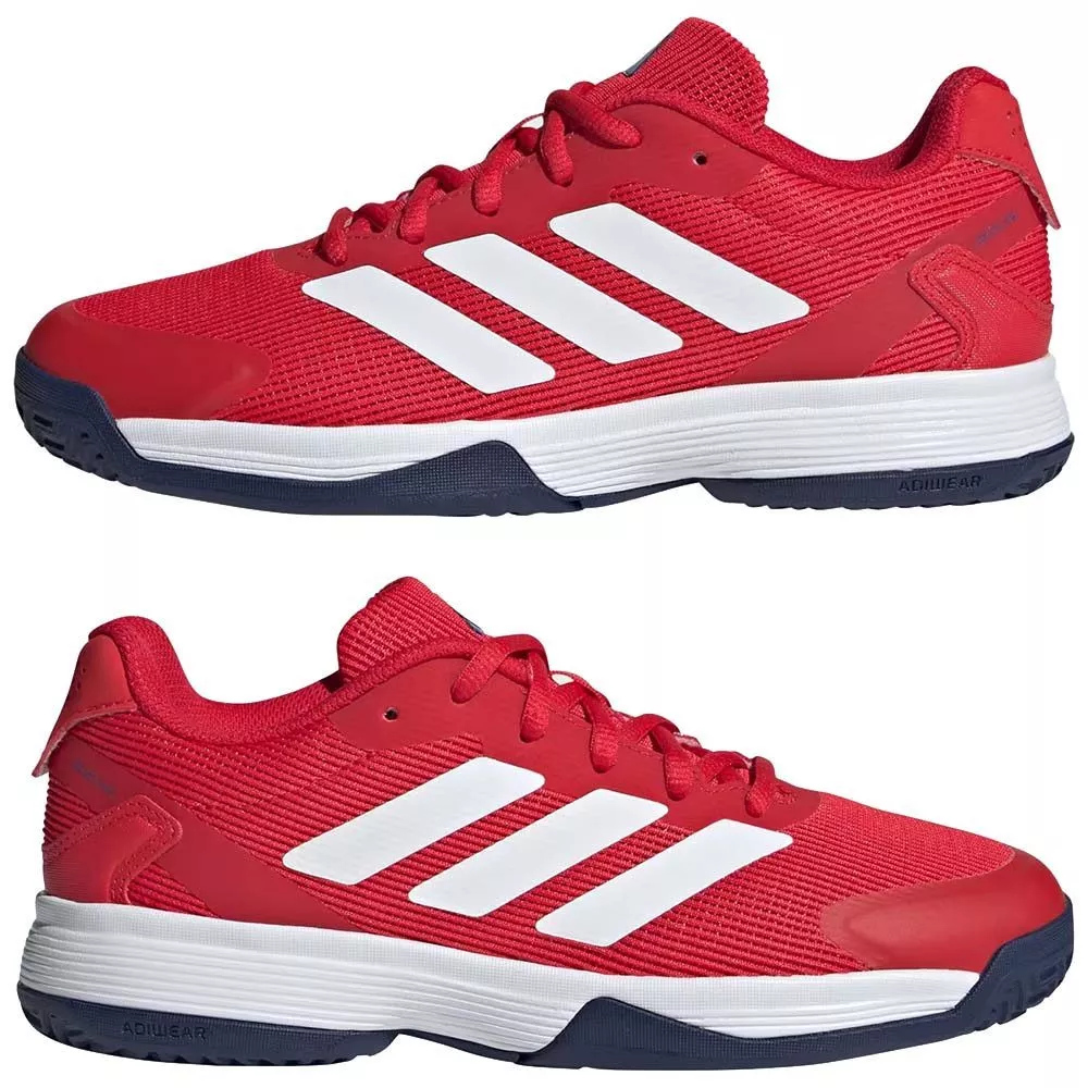 Adidas Ubersonic 5 Junior Tennis Shoes Red / White / Blue