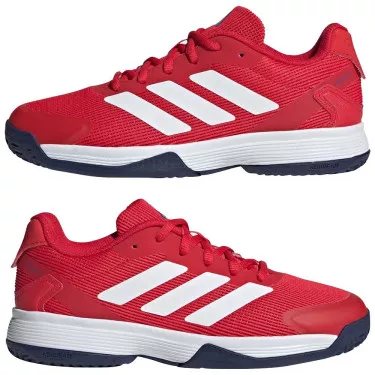 Adidas Ubersonic 5 Junior Tennis Shoes Red / White / Blue