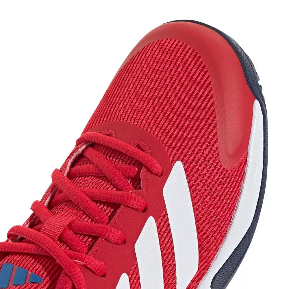 Adidas Ubersonic 5 Junior Tennis Shoes Red / White / Blue