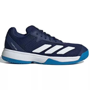 Adidas Courtflash Junior Tennis Shoes Dark Blue