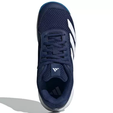 Adidas Courtflash Junior Tennis Shoes Dark Blue