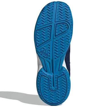 Adidas Courtflash Junior Tennis Shoes Dark Blue