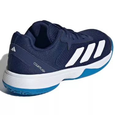 Adidas Courtflash Junior Tennis Shoes Dark Blue