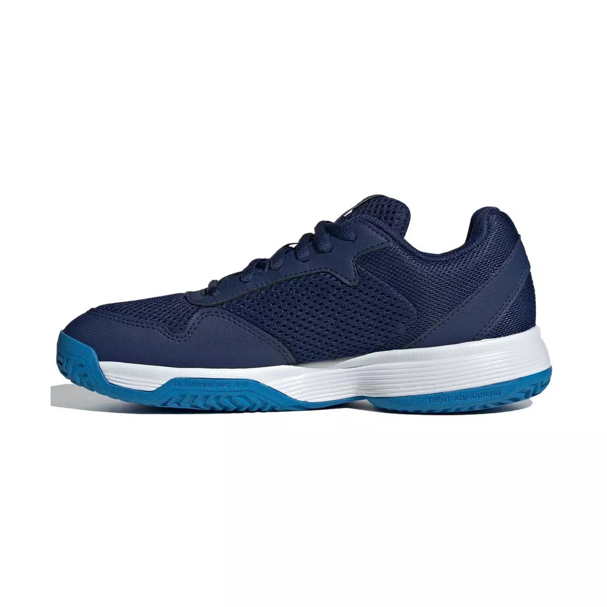 Adidas Courtflash Junior Tennis Shoes Dark Blue