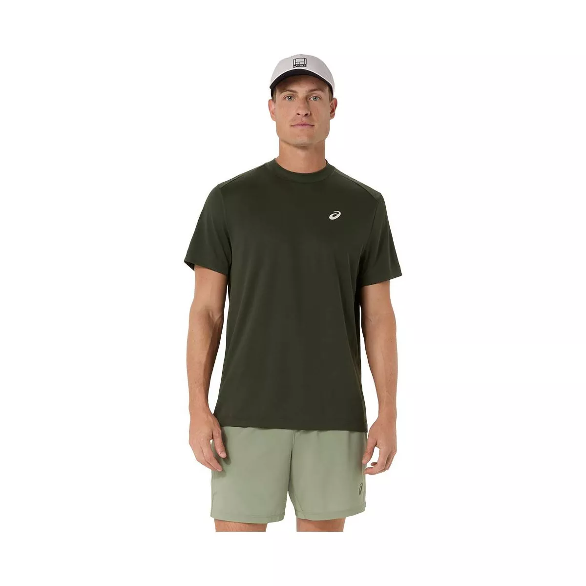 Asics Court SS T-Shirt Khaki Green