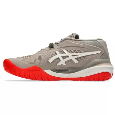 Asics Gel Resolution X Taupe Grey Tennis Shoes