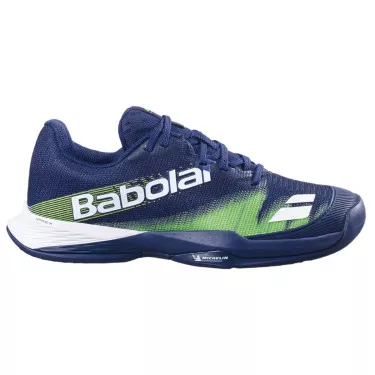 Babolat Jet Premura 2 Junior Shoes Dark Blue / Flash Green