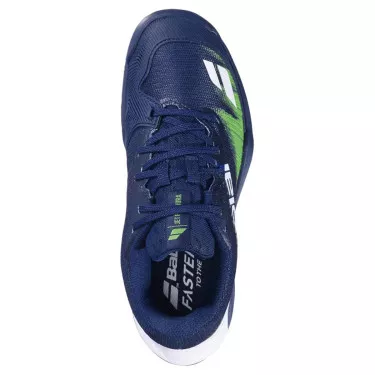 Babolat Jet Premura 2 Junior Shoes Dark Blue / Flash Green