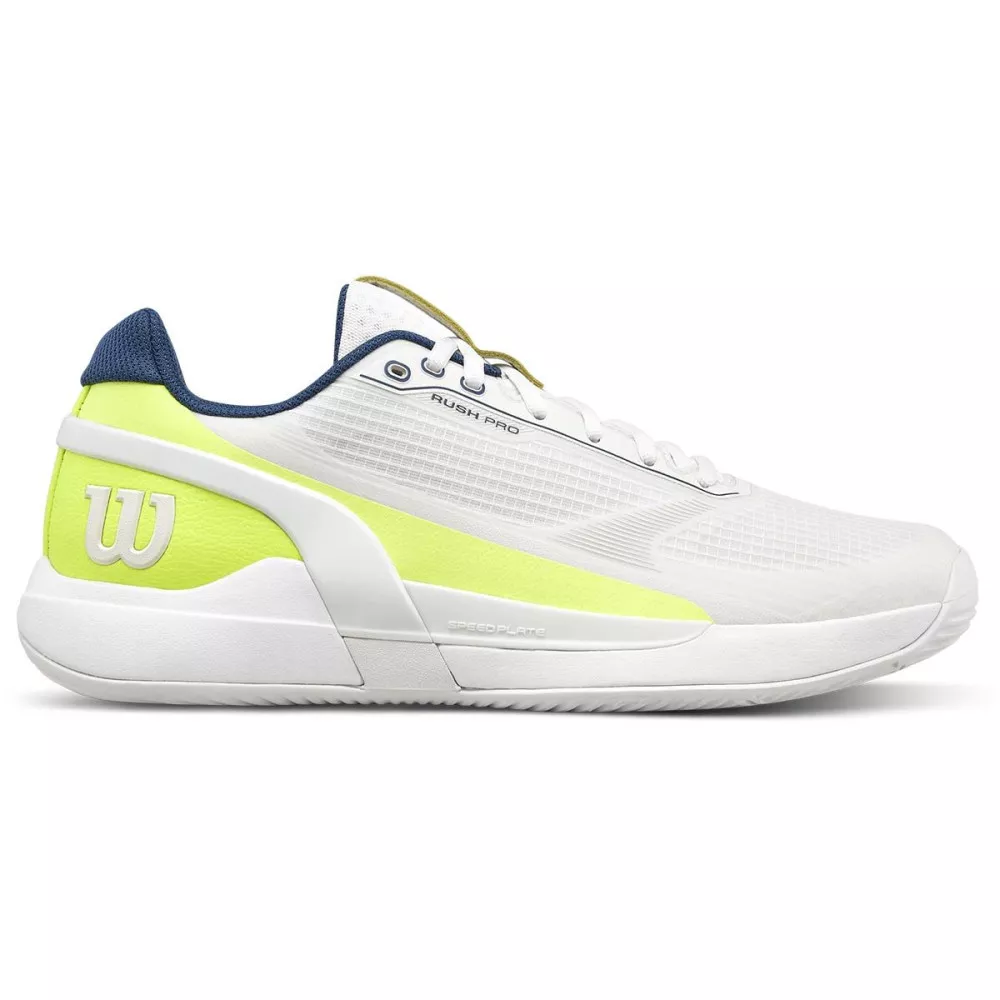 Wilson Rush Pro 5 Padel Shoes White / Yellow