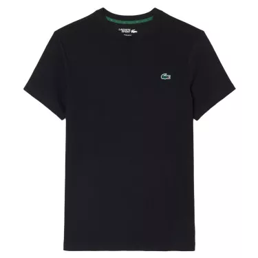 Lacoste Sport Ultra Dry Graphic T-Shirt Black / Grey