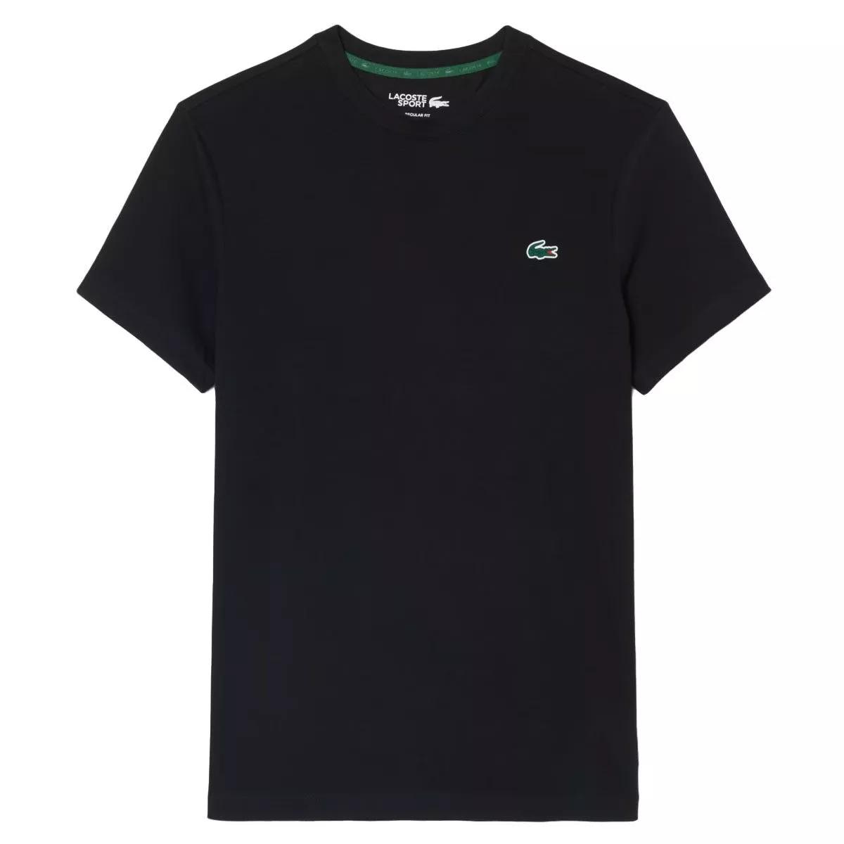 Lacoste Sport Ultra Dry Graphic T-Shirt Black / Grey