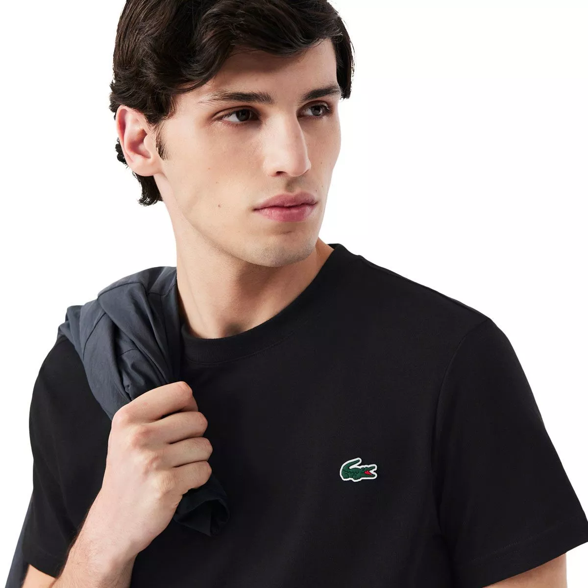 Lacoste Sport Ultra Dry Graphic T-Shirt Black / Grey
