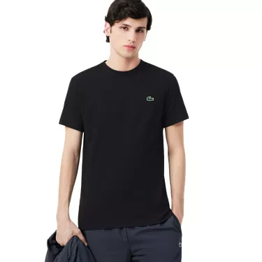 Lacoste Sport Ultra Dry Graphic T-Shirt Black / Grey