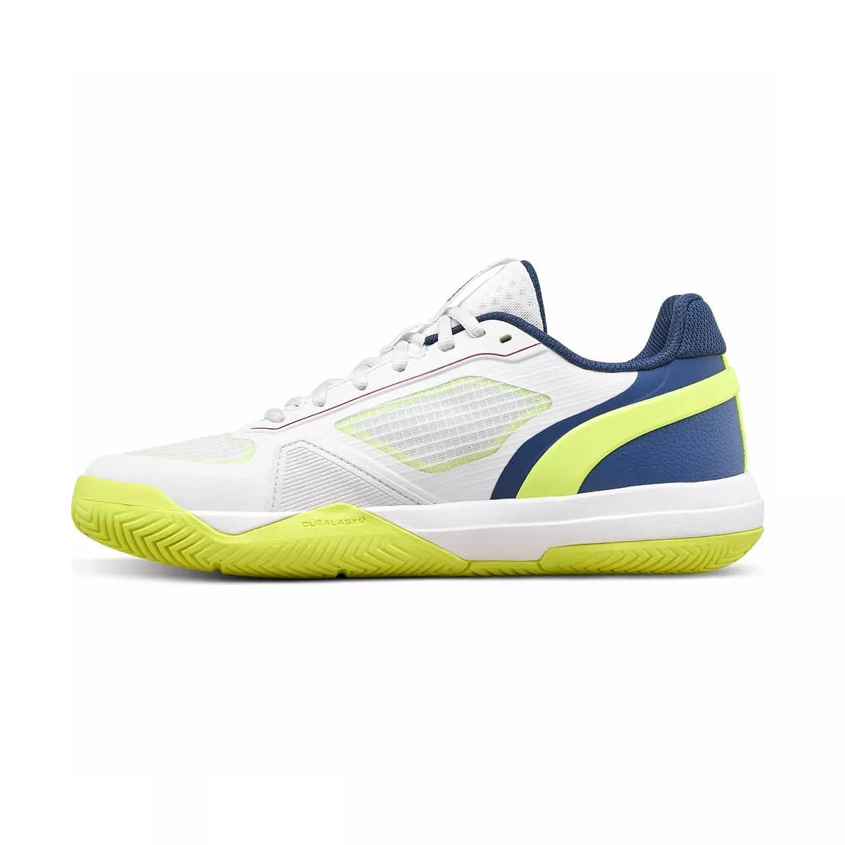 Wilson Rush Pro 5 Junior Tennis Shoes White / Blue / Yellow