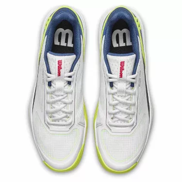 Wilson Rush Pro 5 Junior Tennis Shoes White / Blue / Yellow
