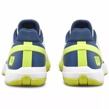 Wilson Rush Pro 5 Junior Tennis Shoes White / Blue / Yellow