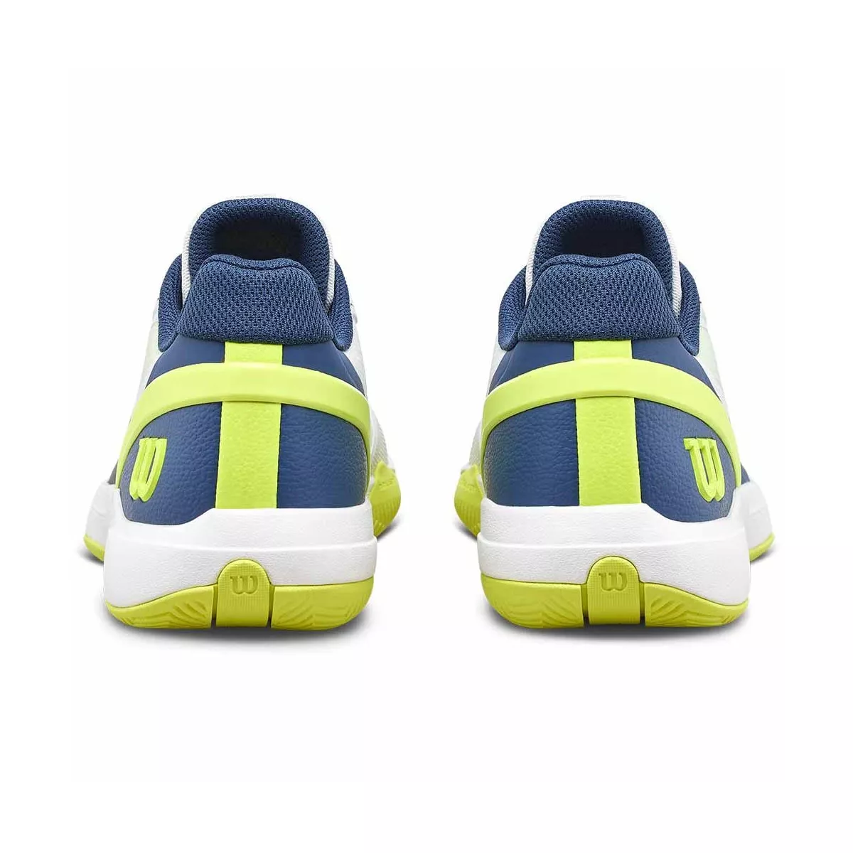 Wilson Rush Pro 5 Junior Tennis Shoes White / Blue / Yellow