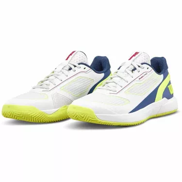 Wilson Rush Pro 5 Junior Tennis Shoes White / Blue / Yellow